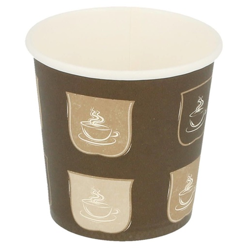 [CPGC12PAP] Gobelets Café 120ml/4oz "Logo" 50pcs
