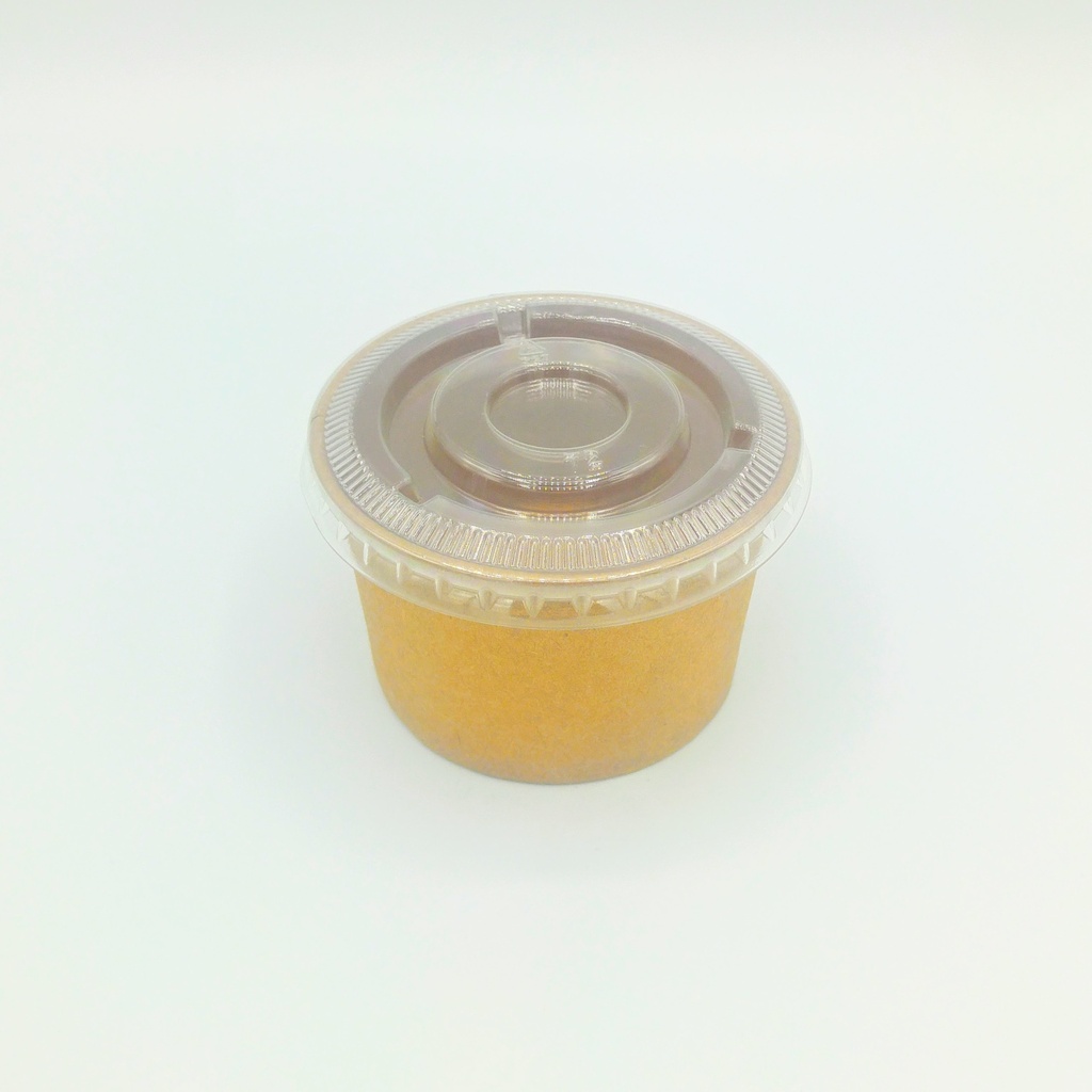 Couvercle Ø72mm Pot à Sauce Kraft 50pcs