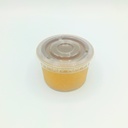 Couvercle Ø72mm Pot à Sauce Kraft 50pcs