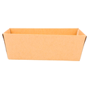 barquette carton kraft laminé 10.5x10.5x3.5cm 50pc