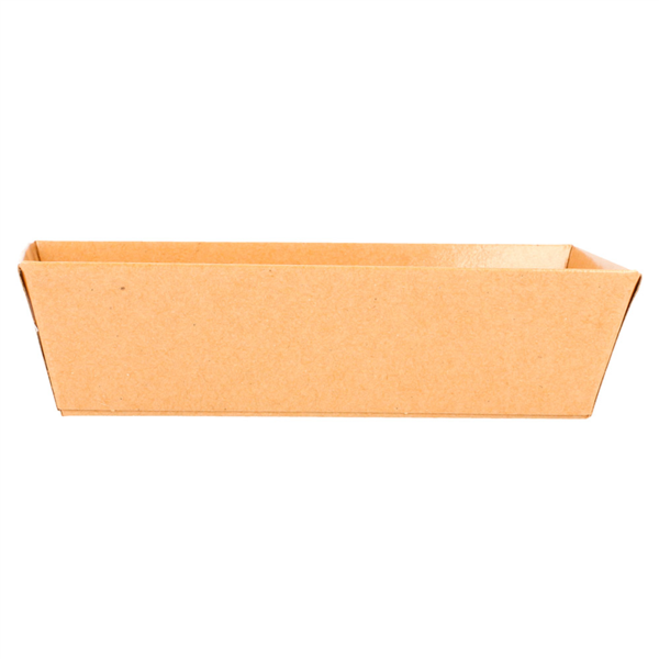 Barquette Kraft Laminé n°2 13,5x7,5x3,5cm 50pcs