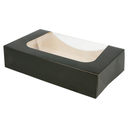 Boite à sushi carton noir L 18x12x4.5cm 50pc