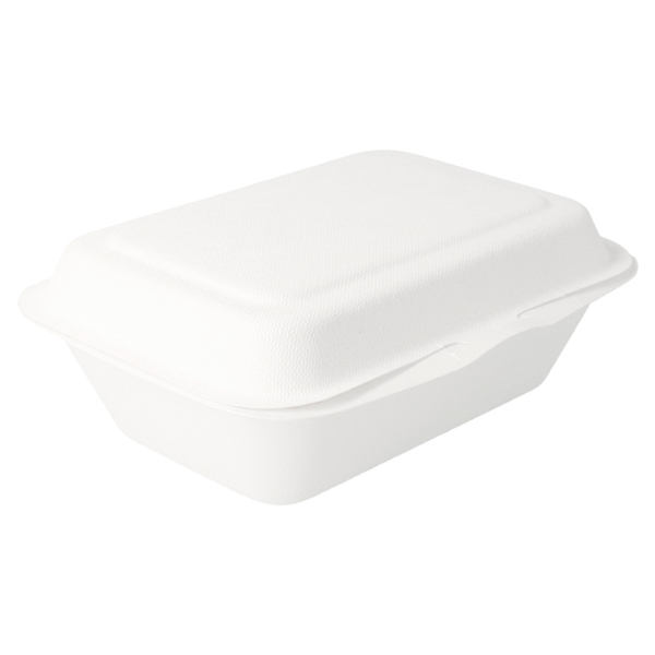 Burger Box BIO blanc Rectangle 600ml 50pcs