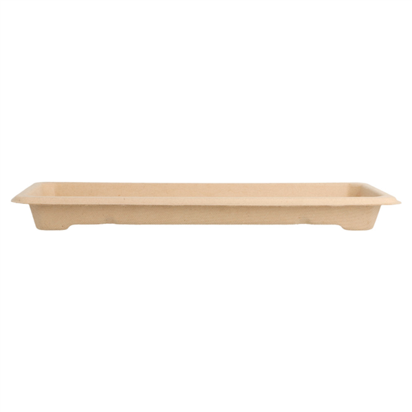 Sushi box "Bio"+ couvercle transparent 22x9cm 50pc