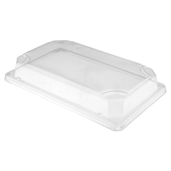 Sushi Box "Bio"+ couvercle transparent 13,3x21,3cm 50pc