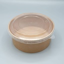 Saladier Carton Brun Ø225mm 2000ml 50pcs
