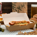 boite hot dog "THE PACK"23,2x9x6.3cm 50pc