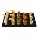 Plateaux Traiteur Carton Noir 19x28cm 25pcs