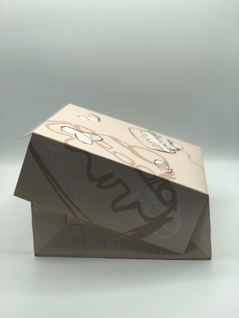 boite gateau "head" 25x25x10cm
