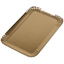 Plateaux Traiteur Carton Or 28x42cm 25pcs