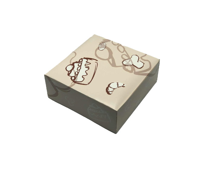 boite tartes "head" 19x19x5cm 100pc