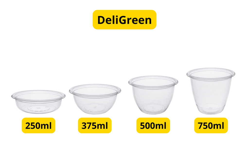 Pots DeliGreen 375ml rPET 42pcs