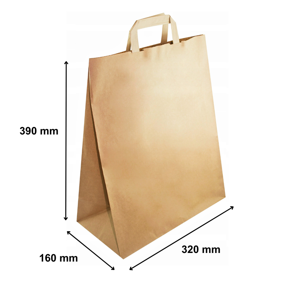 Sacs Kraft Brun 32x16x39cm 250pcs