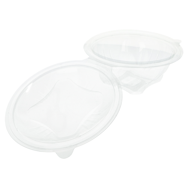 Saladier + Couvercle Charnière Transparent 750cc 100pcs