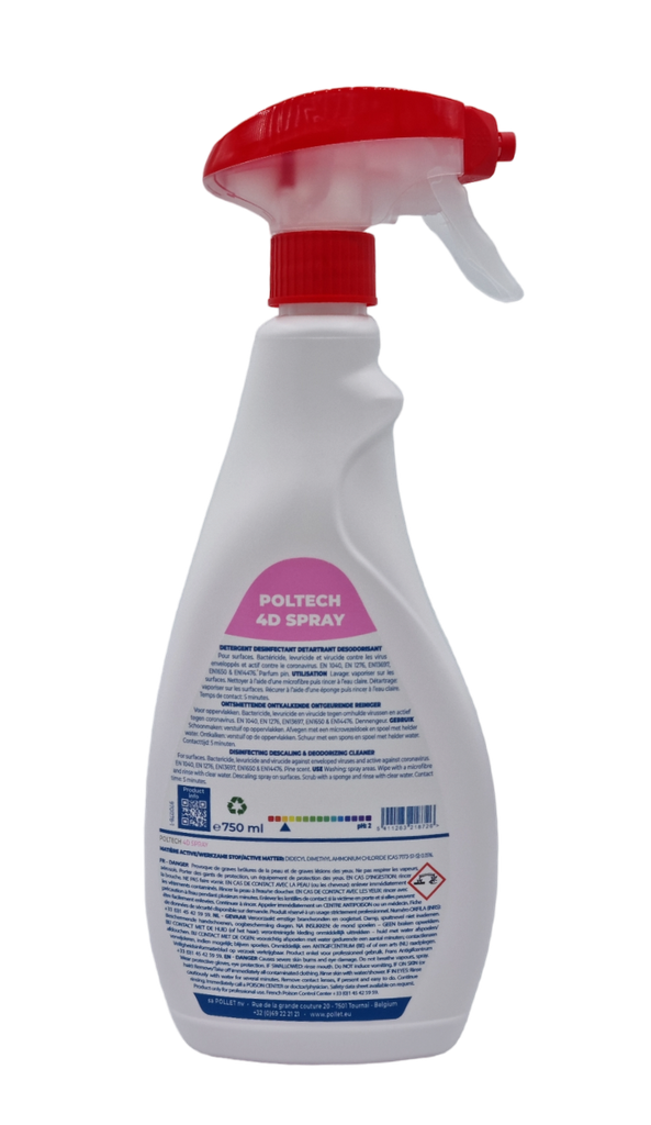 spray détergent,désinfectant,détartrant,désodorisant 750ml 1pc