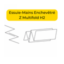 Essuie-Mains Enchevêtré Z 20x24cm 2 Plis 3750pcs