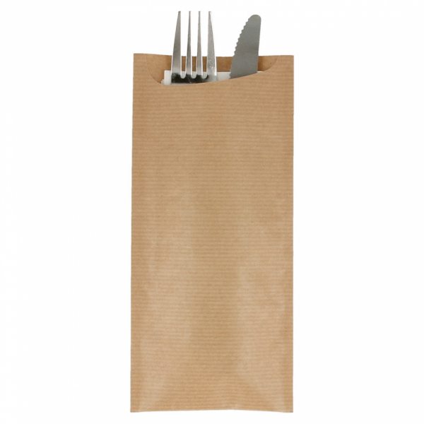 sachets couverts kraft+ serv soft blanche 250pc