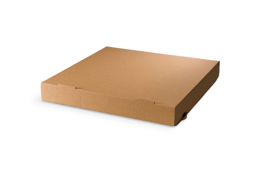 Boite Pizza Brun 32x32x4cm 100pcs