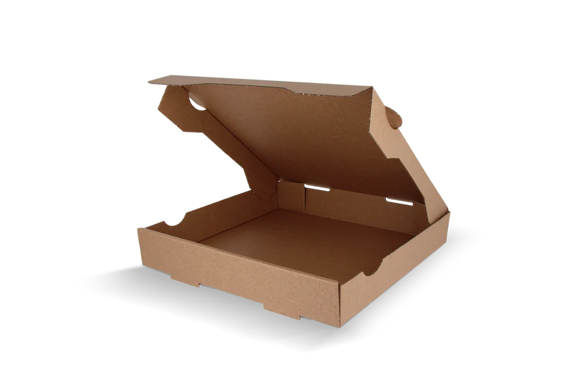 Boite Pizza Brun 24x24x4cm 100pcs
