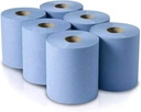 Rouleau Essuie Tout 2plis "Maxi Jumbo" Bleu 1x6pcs