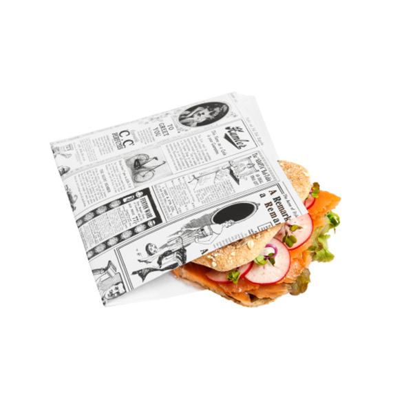 Sachet TIMES Hamburger Ouvert 2C 13x14cm 1000pcs