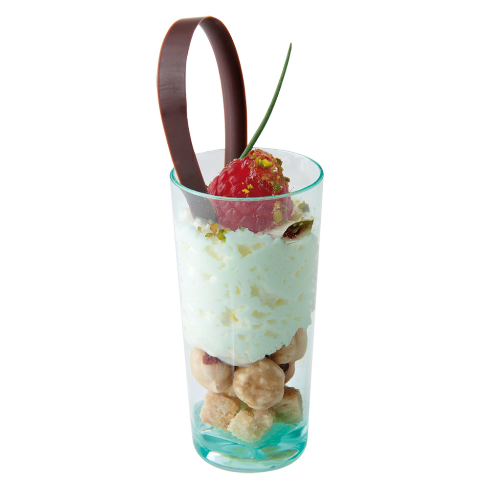 Verrine Dégustation Réutilisable PS Rain Transparente 90ml (25 Utés)