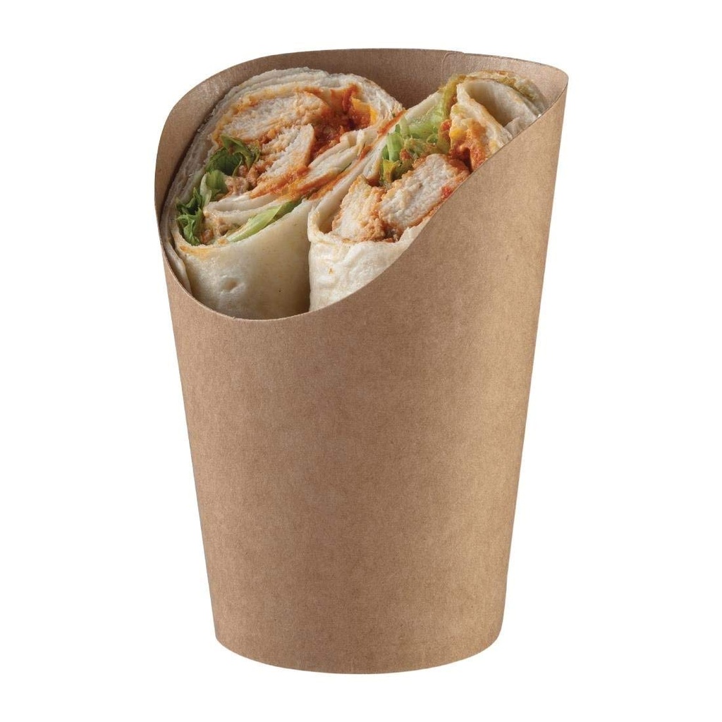 Pots Wraps Kraft 300ml/10oz 110x65x60mm 50pcs