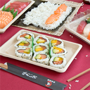 Sushi Box &quot;Bio&quot; + Couvercle 21,3x13,3cm 50pcs