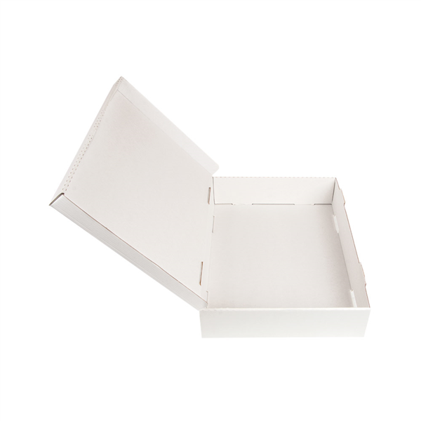 boite blanc à couv charnière 40x30x8cm 50pc