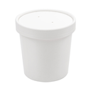 Pots à soupe Carton Blanc Micro-Ondable 250ml  Ø99mm 50pc