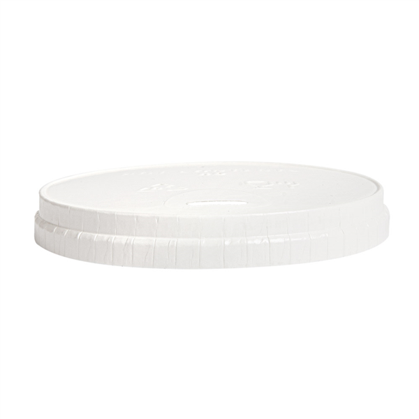 Couvercle Blanc Gobelets Café 240ml/8oz Ø80mm "Carton"50pc
