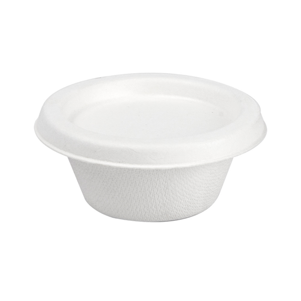 pots à sauce ECO 60ml + couv plat ECO 50pc
