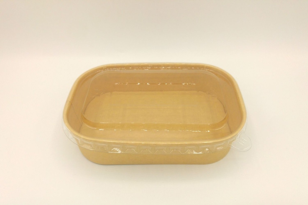 Lunch Box Ovale 17,3x12x4cm Kraft 500ml 50pcs