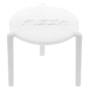 Mini Tafel voor Pizzadoos 4,5x3,7cm Wit 250st