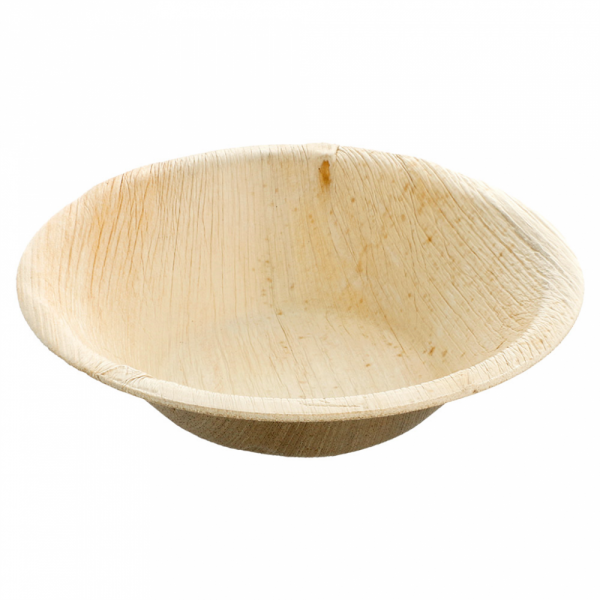 [18939] Kom in Hout 16,5x3,5cm "ARECA" 25st