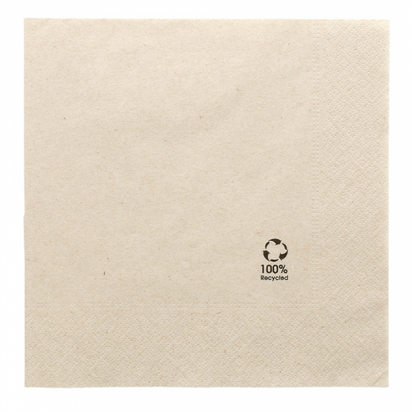 Serviette 2 plis 40x40cm Écolabel 100pcs