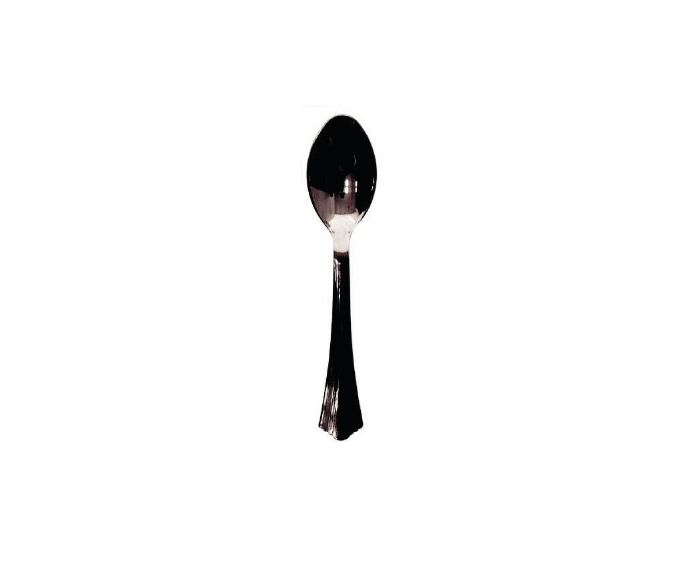 [CP12971PL] Lepel Plastiek 16cm Zilver PS 25st