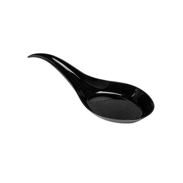[CP13028PL] Mise en Bouche Lepel "Hong Kong" Zwart PS 100st