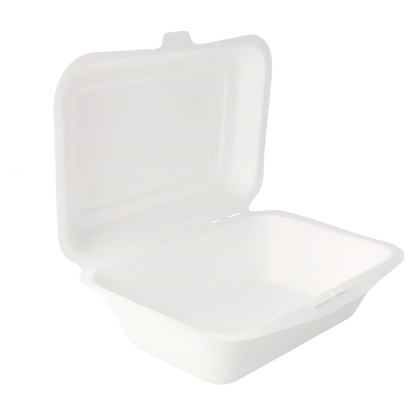 Burger Box BIO blanc Rectangle 600ml 50pcs