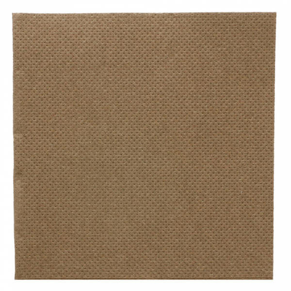 [CP15396PAP] Serviette Double Point 20x20cm CHOCO 100pcs