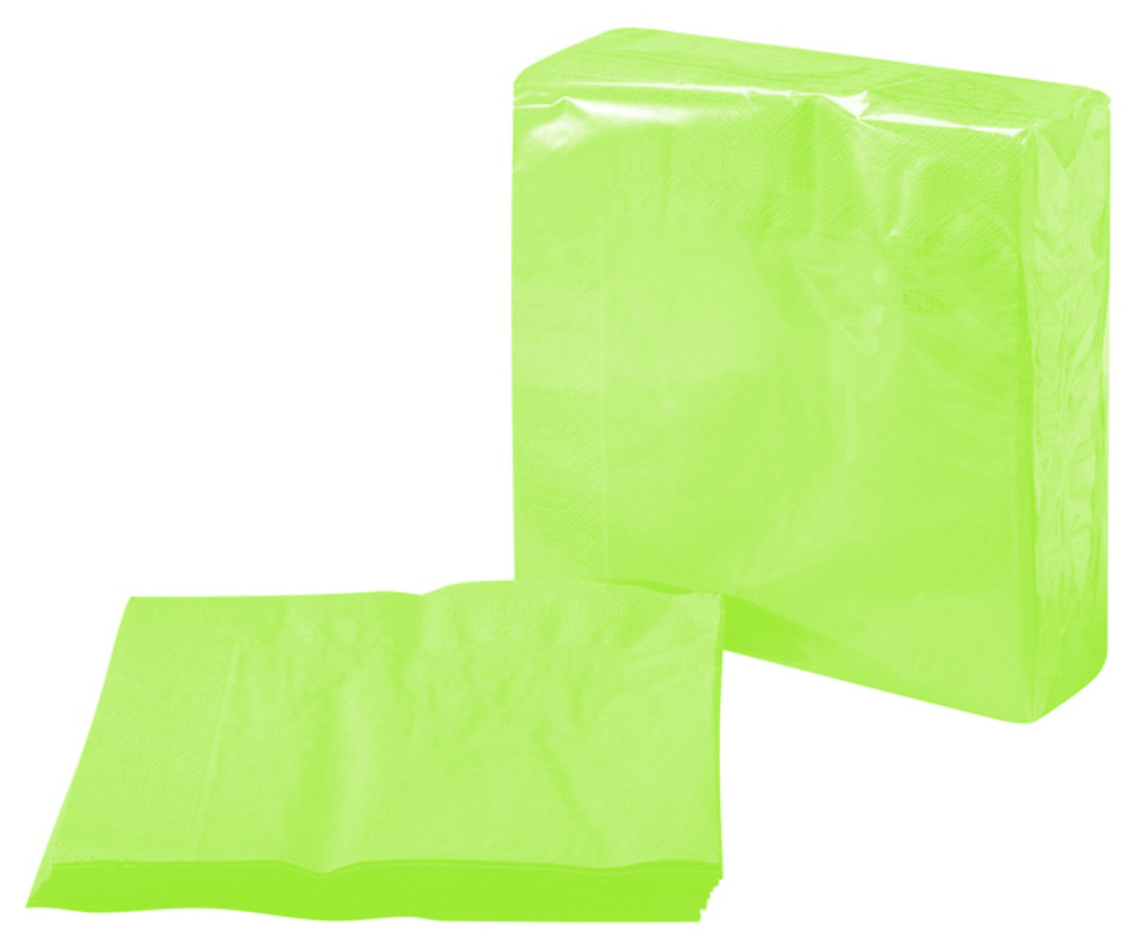 Serviette 2 Plis 33x33cm LIME 100pcs
