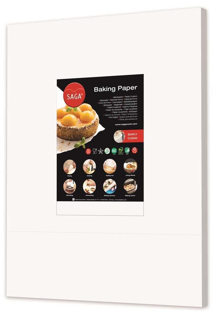 [CPBAK3253PAP] Feuilles de Papier Cuisson Blanc 32x53cm 500pcs