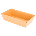 Barquette Kraft Laminé n°2 13,5x7,5x3,5cm 50pcs