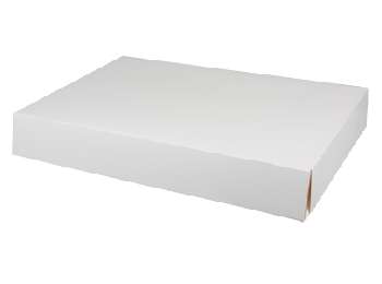 Boite à Lunch Carton Blanc 28x42cm 25pcs