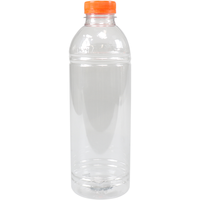 Flessen PET Doorzichtig 1000ml + Deksel 90st