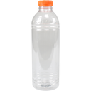 Flessen PET Doorzichtig 1000ml + Deksel 90st