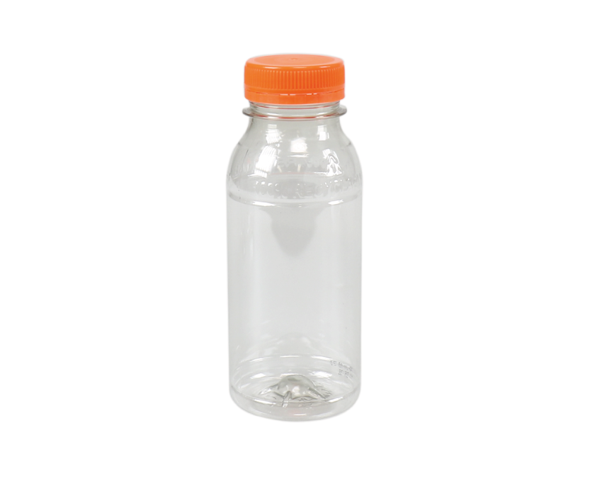[CPBOUT250PL] Flessen PET Doorzichtig 250ml + Deksel 336st