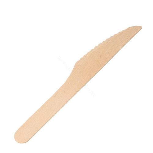 Couteau Bois Naturel 16cm 100pcs