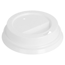 Couvercle Blanc Gobelet Café 180ml/6oz Dôme 100pcs