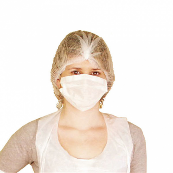 Haarnet Wit Ø53cm 100st